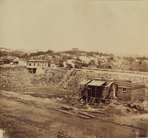 Central park in 1862