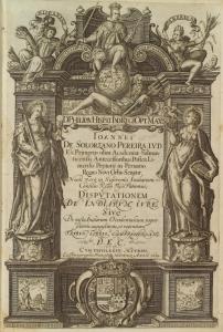 D. Philip. IV. Hisp. et Ind. regi opt. max. Ioannes de Solorzano Pereira