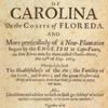 A brief description of the province of Carolina on the coasts of Floreda