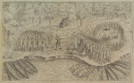 Early battle with the Iroquois