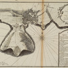 Plan du port, ville, citadelle, et forteresses d'Angra, située dans la partie du sud de l'isle de la Terciere, l'une des Açorres par 39d de l'atitude septentrionale