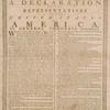 A declaration by the representatives of the United States of America, in general congress assembled