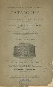 Assignee's sale of books