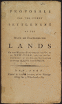 Proposals for the speedy settlement of the waste and unappropriated lands of the western frontiers of the stateof New-York