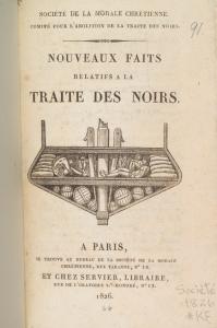 Nouveaux faits relatifs à la traite des Noirs.