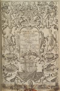 Semper eadem. John Huighen van Linschoten. His discours of voyages into yue Easte & West Indies. Devided into foure books.