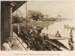 Les indigènes du village de Mutchié (Kassai) en visite au Roi des Belges (1888).