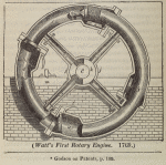 Watt's first rotary engine, 1769