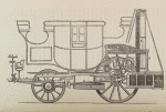 Patent steam coach, by Messrs. Burstall and Hill, of London and Edinburgh, 1824