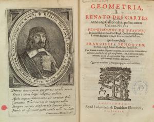 Geometria, à Renato Des Cartes anno 1637 gallicè edita; 