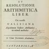 Arithmetica universalis ...