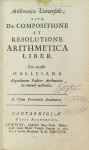 Arithmetica universalis ...