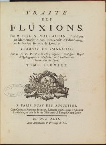 Traité des fluxions