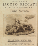 Opere del conte Jacopo Riccati, ...