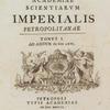 Commentarii Academiae scientiarum imperialis Petropolitanae
