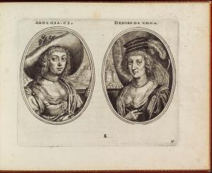 Les vrais pourtraits de quelques unes des plvs grandes dames de la chrestienté, desgvisees en bergeres