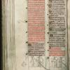 Psalm 118, unfinished text page: bas-de-page drawing from story of Joab