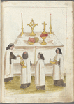 Priests celebrating a mass