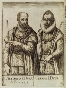 Ritratti de ser.mi principi d'Este sig.ri di Ferrara,pcconl'aggionta de loro fatti più memorabili ridotti in sommario dal s.r Antonio Cariola...