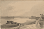 View of the North River from the beach near Lispenards Brewhouse 10th Decr. 1781