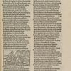 Page of text with illustration of man being beheaded