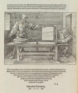 Vnderweysung der Messung, mit dem Zirckel vn[d] Richtscheyt, in Linien Ebnen vnnd gantzen Corporen