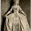 Agnes Morgan as Mistress Scandal dressed in a ball gown in Island Street Follies, 1925.