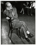 George Abbott in rehearsal for unidentified stage production.