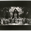 Scene from the stage production Brigadoon (set design by Oliver Smith)