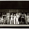 Cris Alexander, Adolph Green, and John Battles in the stage production On the Town