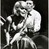 Jill Haworth and Burt Convy in the stage production Cabaret