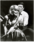 Jill Haworth and Burt Convy in the stage production Cabaret