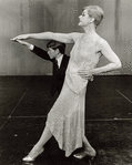 Frankie Michaels and Angela Lansbury in the stage production Mame