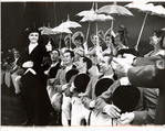 Angela Lansbury and cast in the stage production Mame.