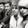Publicity photo of Burt Convy, Jack Gilford, Lotte Lenya, and Jill Haworth from the stage production Cabaret.