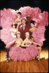 Jerry Orbach and chorus girls in the stage production Chicago.