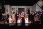 Lauren Bacall (center) and company in the stage production Applause