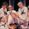 (Clockwise from center) Mary Martin, Marilyn Rogers, Mary Susan Locke, Joseph Stewart, Evanna Lien, Kathy Dunn, and William Snowden in the stage production The Sound of Music