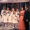 Mary Martin, Laurie Peters, the actors playing the von Trapp children, Marion Marlowe and Theodore Bikel in the stage production The Sound of Music.