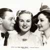 Publicity photo of Herbert Marshall, Deanna Durbin, and Gail Patrick in the motion picture Mad About Music