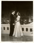 Robert Stack and Deanna Durbin in the motion picture First Love.