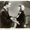 Robert Stack and Deanna Durbin in the motion picture First Love.