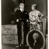 Leslie Adams (Herbert Hoover) Helen Broderick (Mrs. Hoover) in the stage production As Thousands Cheer