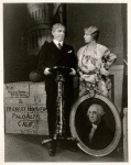 Leslie Adams (Herbert Hoover) Helen Broderick (Mrs. Hoover) in the stage production As Thousands Cheer