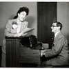 Ethel Merman and Irving Berlin during rehearsal for Call Me Madam