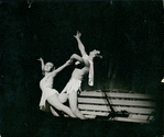 Vera Zorina and Charles Laskey in the stage production Louisiana Purchase