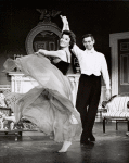 Nanette Fabray and Robert Ryan in the stage production Mr. President.