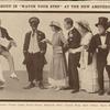 A notable group in 'Watch Your Step' at the New Amsterdam Theatre. Left to right: Mrs. Vernon Castle, Vernon Castle, Frank Tinney, Elizabeth Brice, Charles King, Sallie Fisher, Harry Kelly, and Elizabeth Murray.