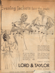 "Evening jackets face the music." (Evening Graphic, April 26, 1932)