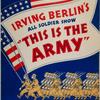 Promotional poster for the stage production This Is the Army